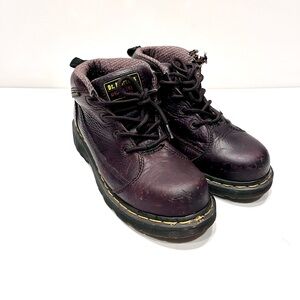 Dr. Martens Dark Brown Industrial steel toe Boots